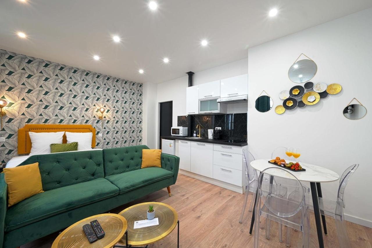 Modern Studio Apartment For 3 Párizs Kültér fotó